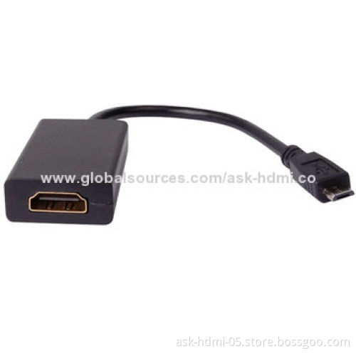 High-speed Slim Port to HDMI Converter, Support Full HD 1,080P/60Hz/3D Video